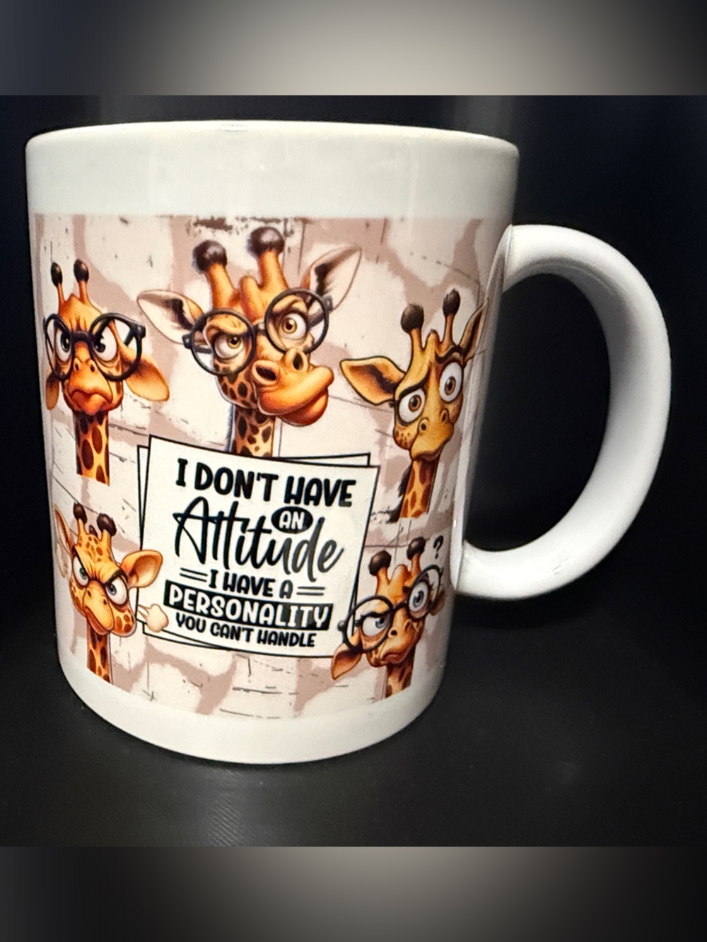 NEW 11 oz Funny Giraffe Ceramic Coffee Mug